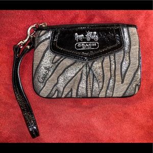 Authentic small Coach wristlet